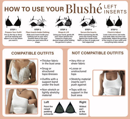 Blushé Sticky Lift Inserts Strapless Bra